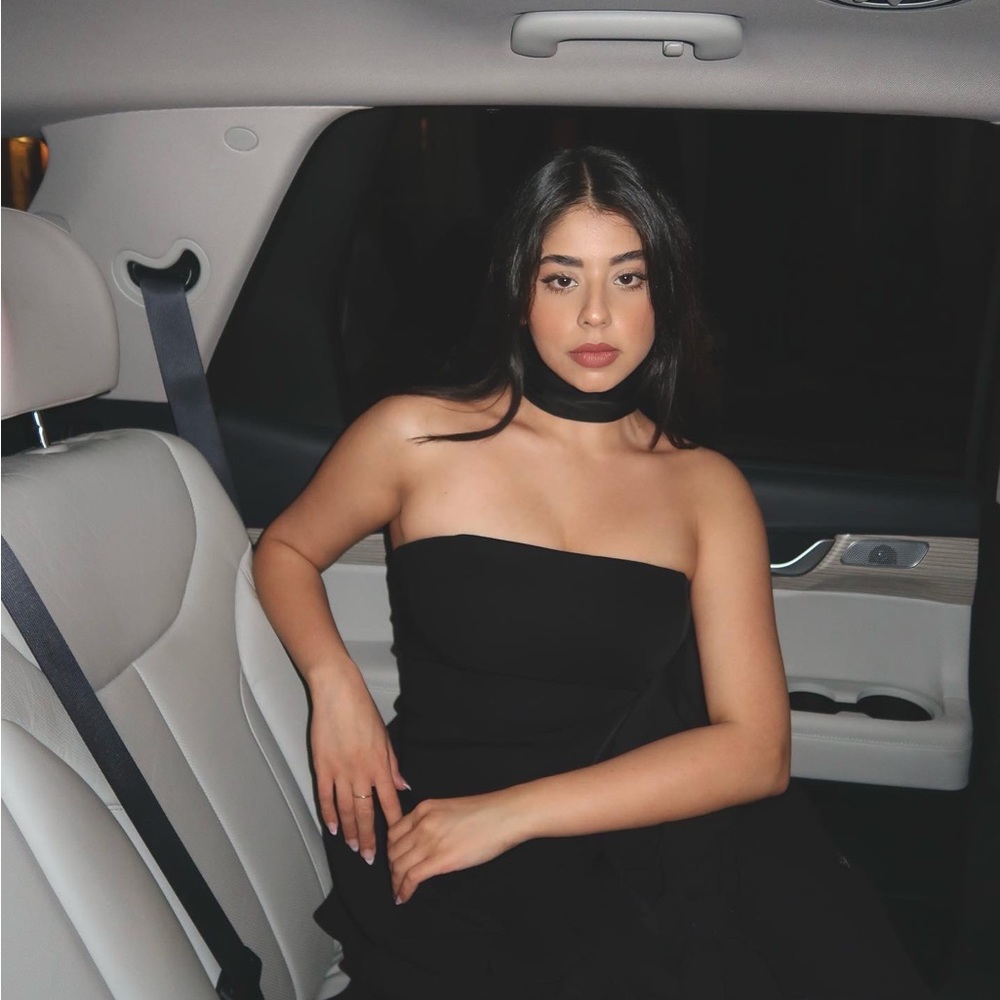 MESHKI Strapless Dress
